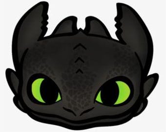 Toothless face cookie cutter Stl file