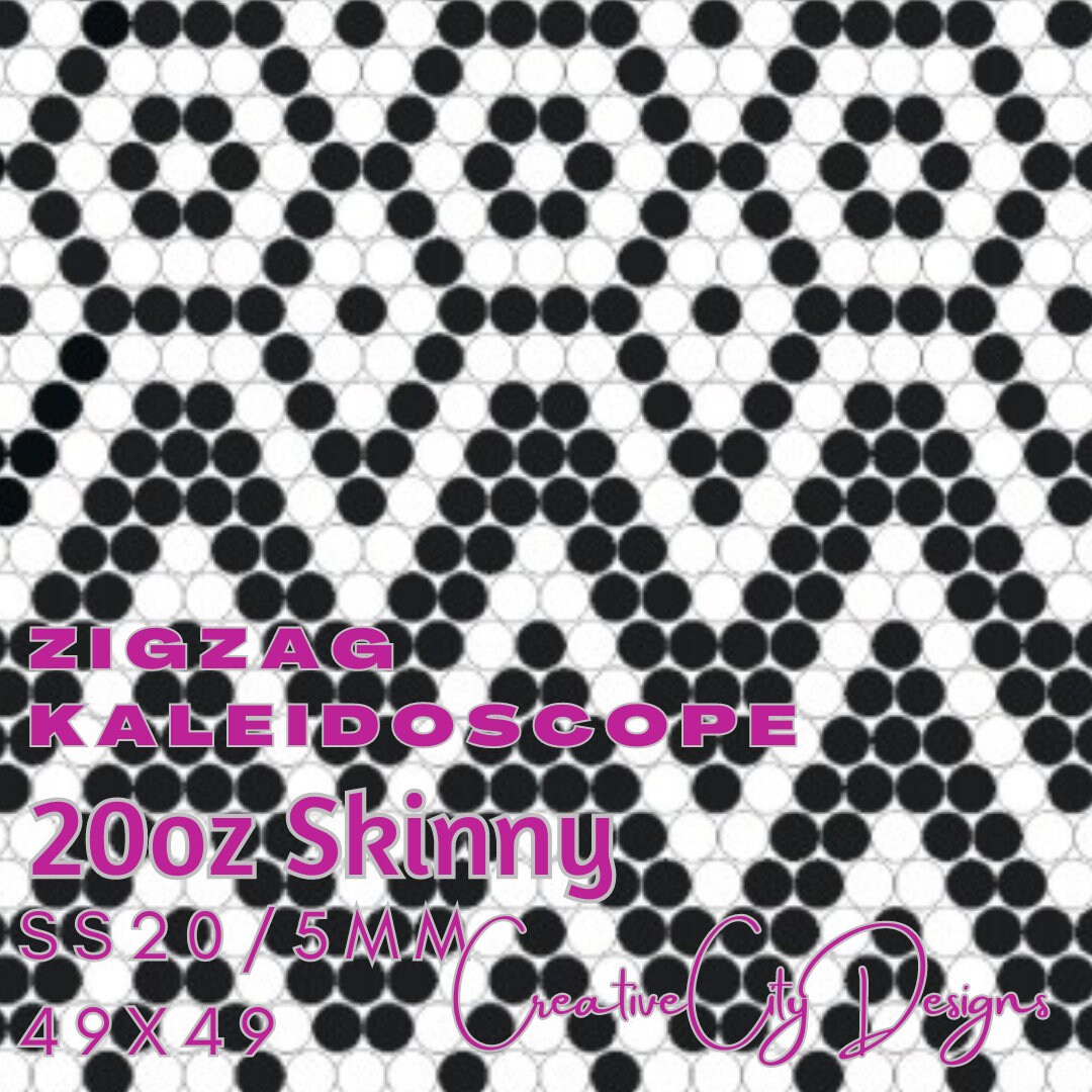 Zigzag Kaleidoscope Etsy