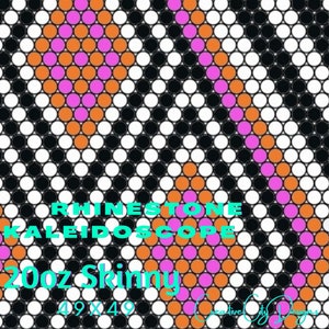 Rhinestone Kaleidoscope Template for 20oz Skinny Tumbler (49x49) 5mm/SS20
