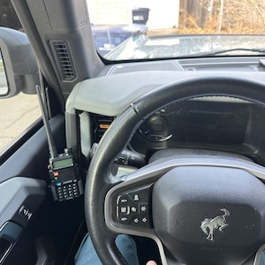 Baofeng Radio Mount for 21+ Ford Bronco (5R and 5RM options are both available!) Driver Side or Passenger Side Option