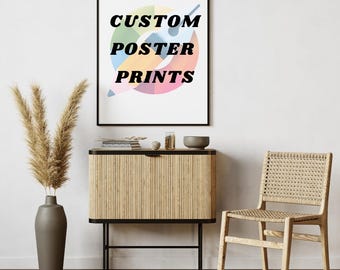 Custom Poster Printing | Custom Glossy Poster Prints | Custom Home Decor Poster Prints | Family Photo Poster | Custom Art Poster Printing
