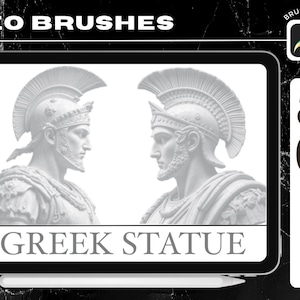 50 Greek Inspired Greek Mythology tattoo design Procreate Brushes
