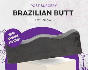 BBL Pillow Post Surgery – Brazilian Butt Lift Support for Sitting & Driving