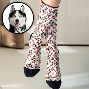 Custom Pet Socks With Photo, Personalized Dog Socks, Funny Dog Gift, Cute Dog Personalized, Dog Gift Socks, Dog Photo Gift For Pet Lovers