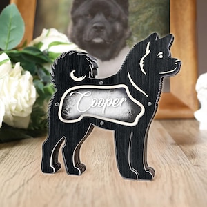 Custom Pet Hair Fur Ash Keepsake Statue, Personalized Dog Fur Shadowbox, Wooden Pet Fur Urn Keepsake, Pet Loss Gift, Pet Memorial Hair Box