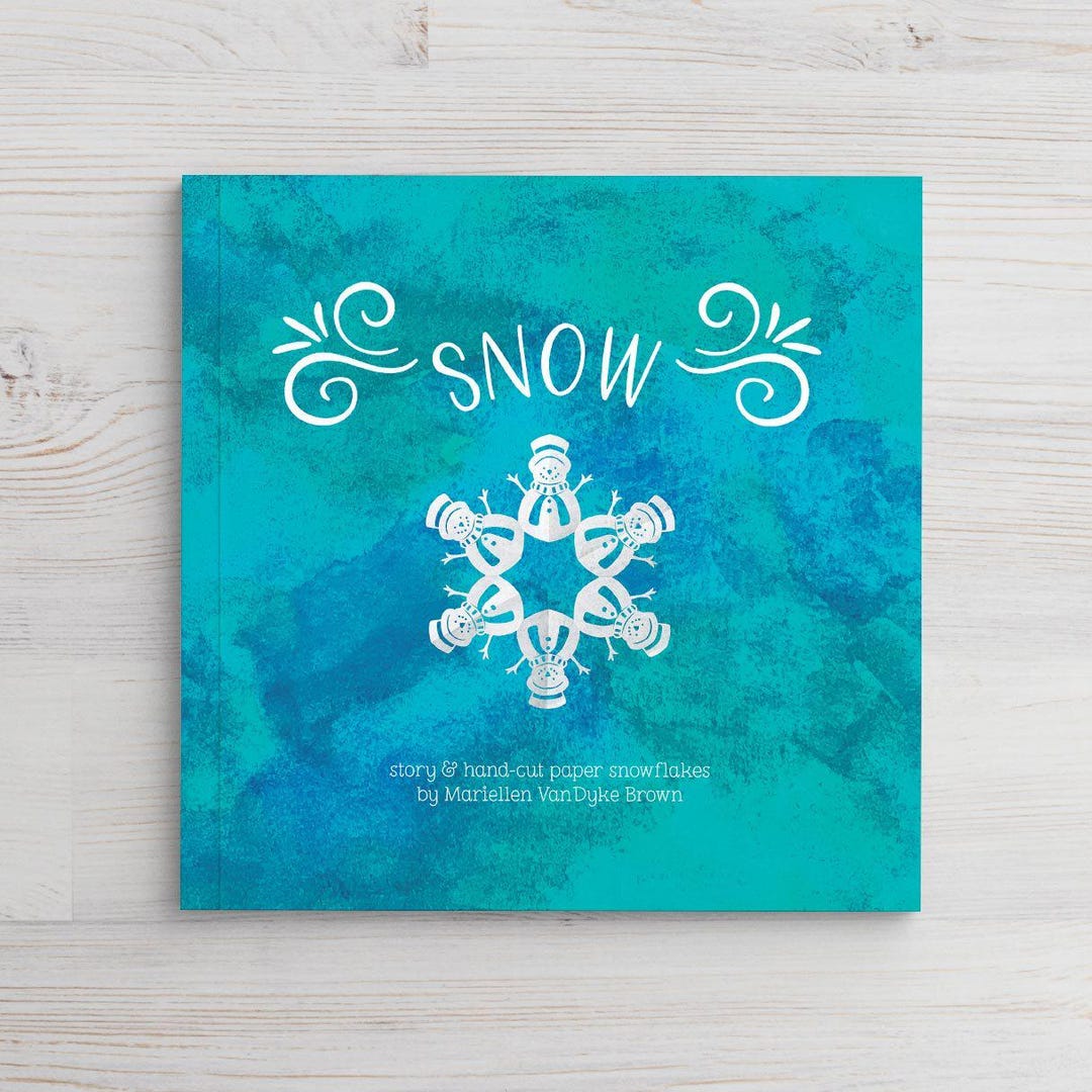 SNOW - Illustrated Paper Snowflake Book - Etsy