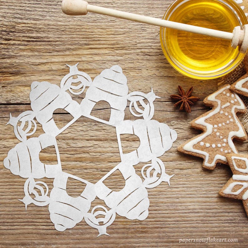 Farm & Garden Paper Snowflake Bundle (10 Paper Snowflake Patterns - PDF