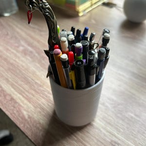 Simple Pencil Holder STL for 3D Printing