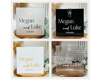 Wedding Card Box Champagne Gold Ivory Money Holder Customizable - Etsy ...
