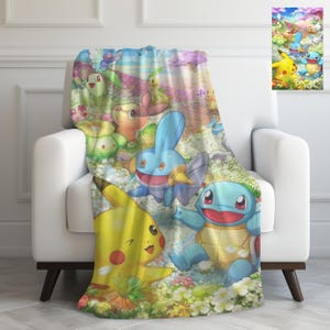 Game Series Fleece blanket Custom Blanket Gift Blanket Baby Blanket