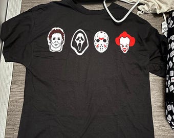 Horror Slasher Icons - T-Shirt