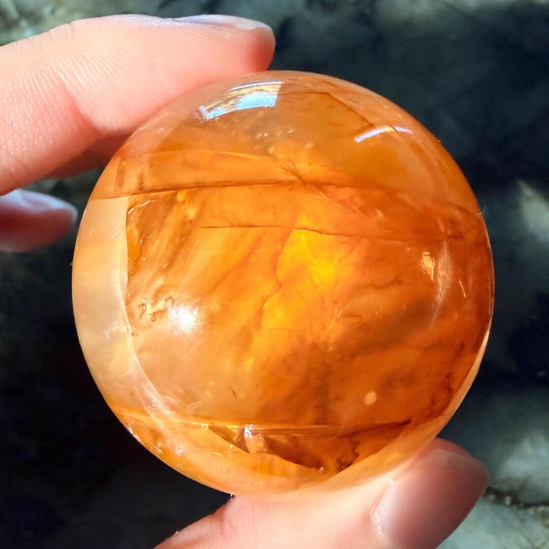 Sphäre des Goldenen Heilers | High Grade, High Clarity Kristall aus ...