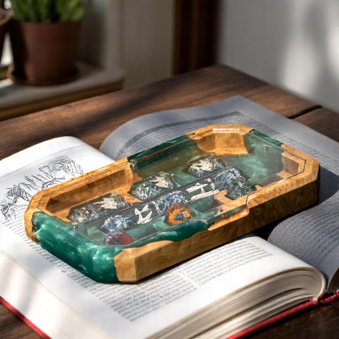 Personalized Keycap Storage Box, Custom Rectangular Gift Box for ...