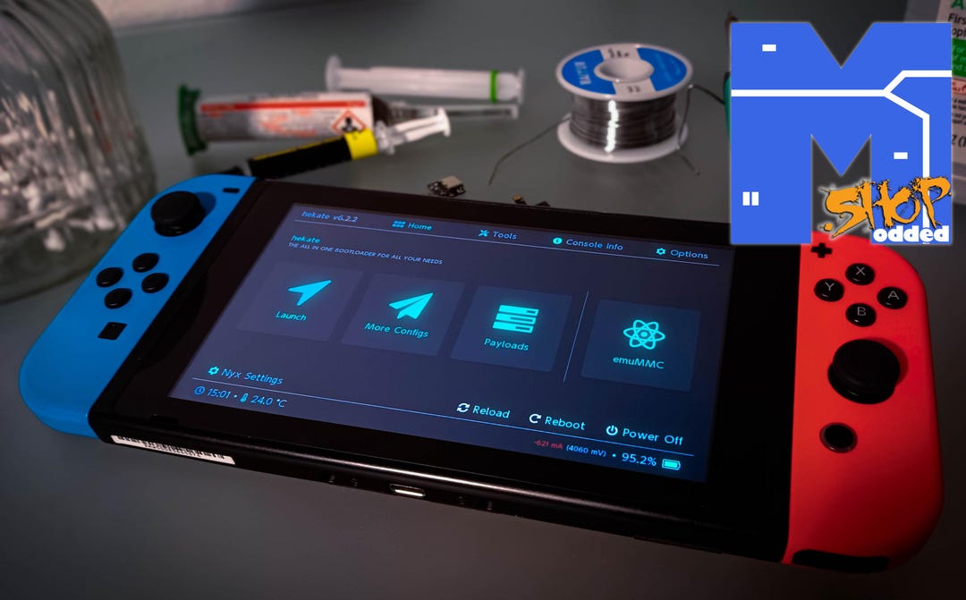 Nintendo Switch Modding Sendin Service RP2040 Picofly Modchip Install