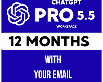 ChatGPT Pro GPT-5.5 | 12 maanden | Persoonlijk e-mailadres | LEES DE BESCHRIJVING