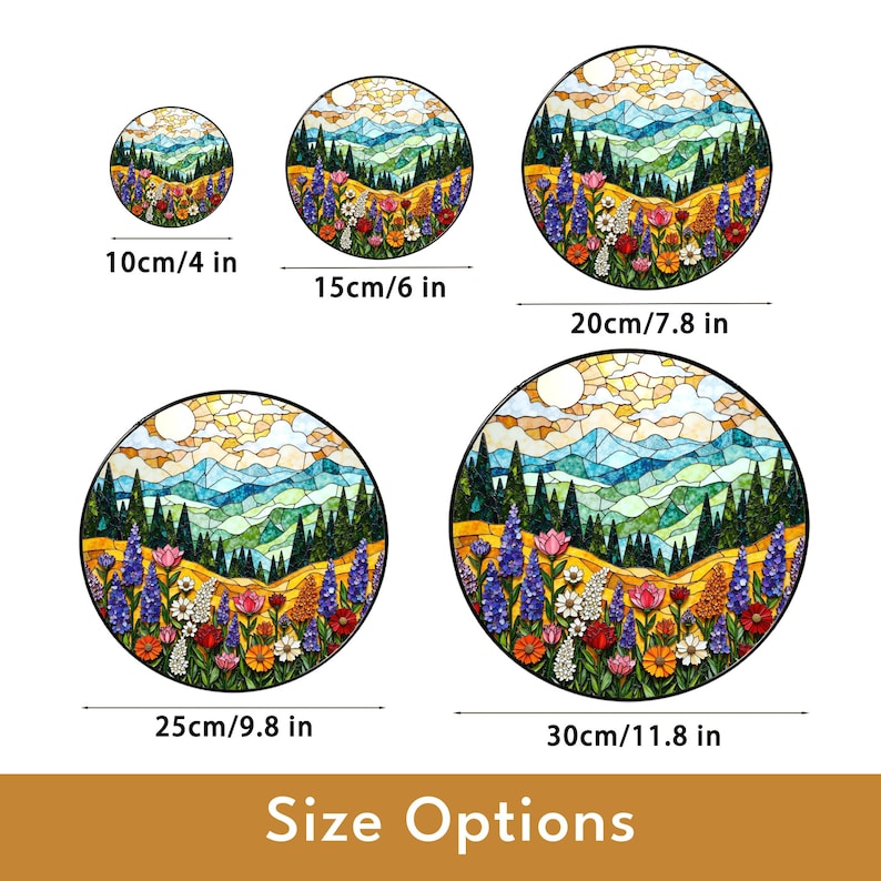 a picture of a mountain scene with flowers and trees