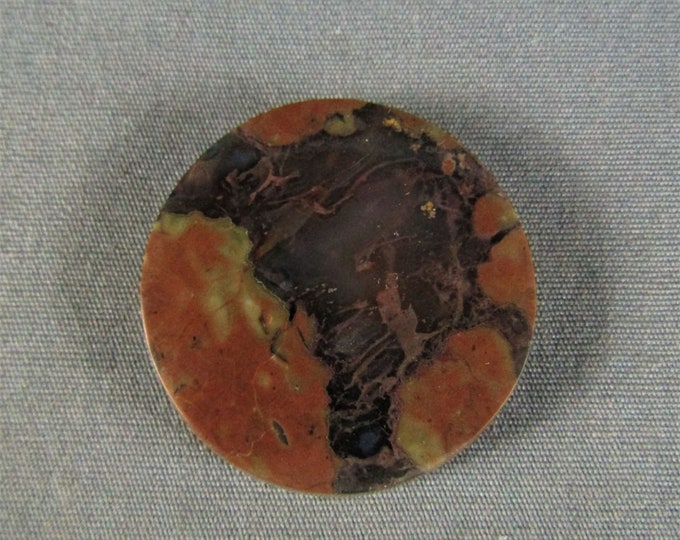 Priday Plume Agate cabochon unique cab