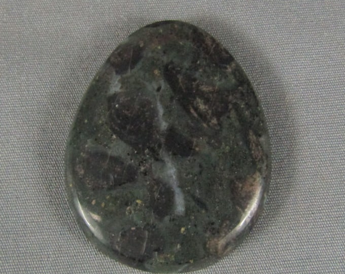 Mary Ellen Jasper Green - one of the oldest known fossils - nice hand cut cabochon