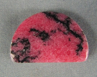Rhodonite Pink Natural Polished cabochon SET for wire wrap bead or silver smith jewelry