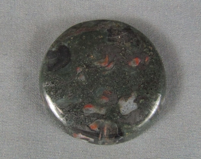 Mary Ellen Jasper Green - one of the oldest known fossils - nice hand cut cabochon
