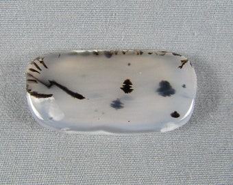Montana Agate Cabochon for wire wrap bead or silver smith jewelry