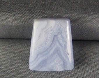 Blue Lace Agate Natural Rock Cabochon Hand Cut and Polished