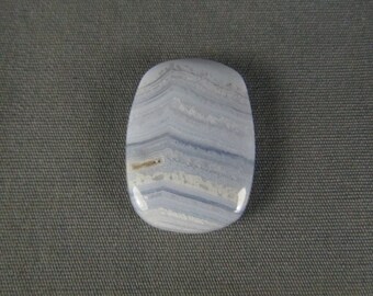 Blue Lace Agate Natural Rock Cabochon Hand Cut and Polished