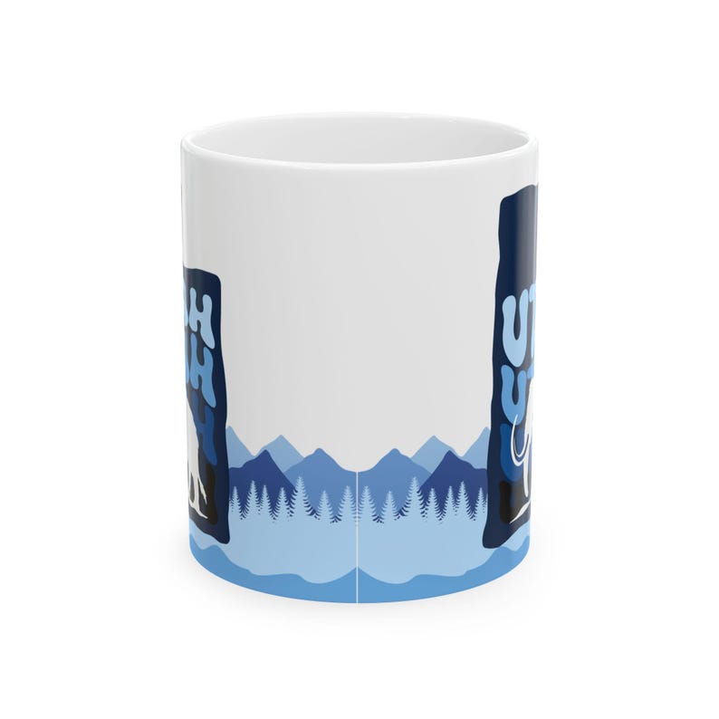 Utah Mammoth Gift Utah Hockey Club Cup Tusks Up SLC Tea Mug Salt Lake City NHL Ceramic Mug Hockey Coffee Cup Gift UT Paleontology Souvenir image 6