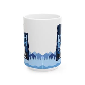 Utah Mammoth Gift Utah Hockey Club Cup Tusks Up SLC Tea Mug Salt Lake City NHL Ceramic Mug Hockey Coffee Cup Gift UT Paleontology Souvenir image 9