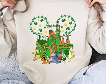 Camiseta de Winnie the Pooh para el Día de San Patricio, osito Pooh de la suerte