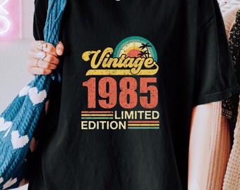 Sudadera vintage de 1985, regalo de 40 cumpleaños para mujer
