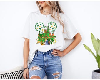 Camiseta de Disney Winnie the Pooh para el Día de San Patricio, Camiseta de Lucky Pooh