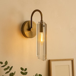 Bronze Roman Glass Wall Sconce, Nordic Light Fixture, Bed Side Sconces, High Quality Retro Lighting for Bedroom, Bath, Entry, Living Room