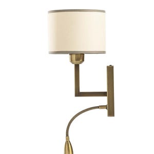 Bedside Reading Light Wall Mount Bedside Wall Sconce Adjustable Bedroom Lamp with Flexible Arm