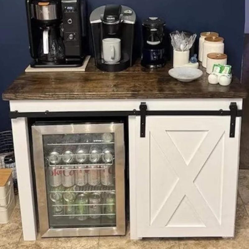 Mini Fridge Cabinet - Etsy
