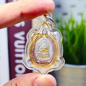 Luang Pu Liu Wealth Turtle Amulet, Jao Sua 2, Triple Alloy, 1995 Wat Don Tao It, Thai Lucky Charm, Buddhist Pendant - Free Shipping