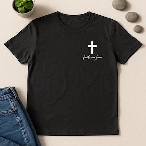 Cross Shirt Jesus Shirt Christian T-Shirt Religious Gifts Bible Verse Shirt Motivational Christian Shirt Jesus Tee Christian gift for women
