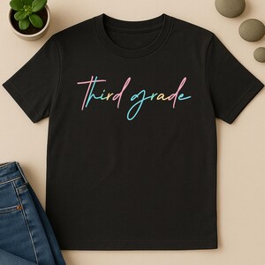 Third Grade Teacher Shirt, Elementary School, Teaching Shirt, 3rd Grade Teacher Shirt, 3rd Grade T-Shirt, Third Grade Tshirt, Women teacher