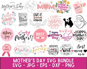 Mothers Day SVG Bundle, mom life svg, Mother's Day, mama svg, Mommy and Me svg, mum svg, Silhouette, Cut Files for Cricut