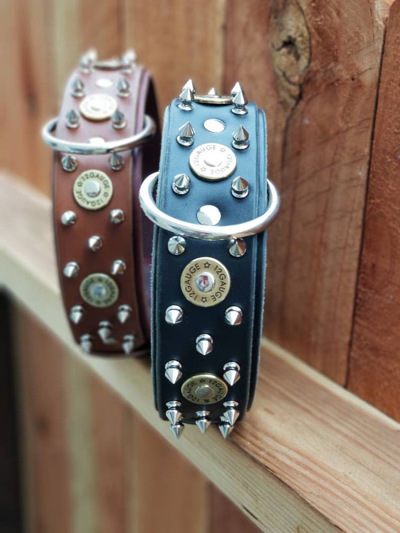 12 Gauge Shotgun Shell Dog Collar 2 Shotgun Shell | Etsy