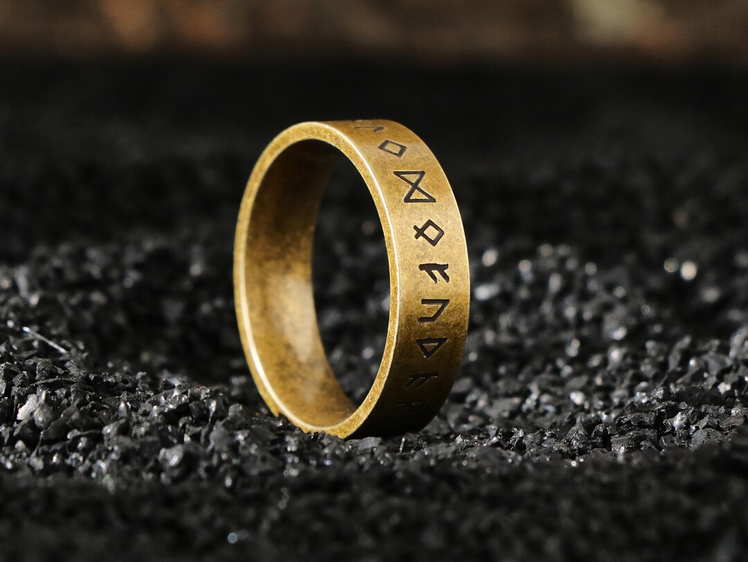 Viking Rune Rings, Vintage Men's Rings, Norse Rune Rings, Spirit Rings ...