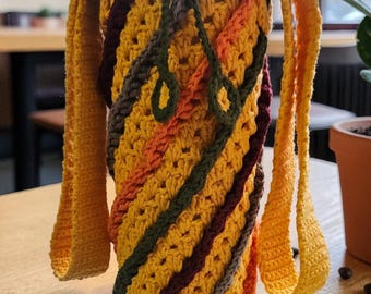 Crochet Water Bottle Holder Pattern PDF, Thermos Bottle Carrier with Strap, Crochet Bottle Sleeve Tutorial, Beginner Friendly, Download