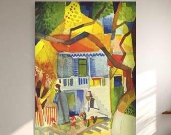 Colorful Abstract Wall Art Print, Expressionist Poster, Modern Art Download, Printable Wall Art, Gallery Wall Decor, Instant Download Art