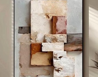 Neutrale abstrakte Wandkunst, Beige texturierte druckbare Kunst, minimalistisches modernes Dekor, Japandi Wandkunst, digitaler Download