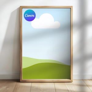 Canva Mockup | Canva frame | Canva Wall Art Mockup | Drag and Drop | Canva Frame Template | Wood Mockup Frame | frame mockup templat