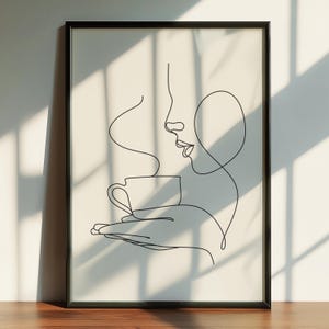 女性の線画アートプリント | ミニマリストな女性的なワンラインの壁飾り | 女性のボディプリントポスター | モダンなボディラインアート | デジタルダウンロード