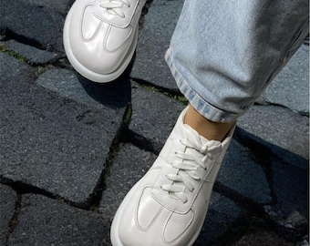 Zapatillas de cuero - Zapatos con puntera ancha / zapatos anatómicos de caída cero / zapatillas suaves y flexibles / zapatillas personalizadas en cualquier color