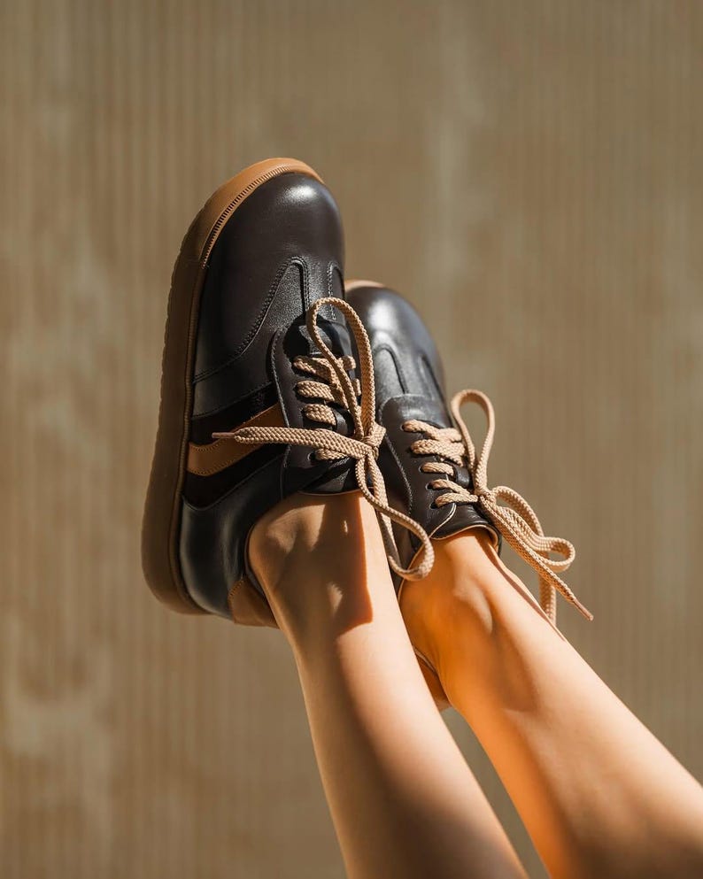Gray Suede Sneakers | Wide Toe Box Shoes Women | Anatomical Handmade Sneakers | Colorful Leather Shoes | Barefoot Style Trainers Women image 17