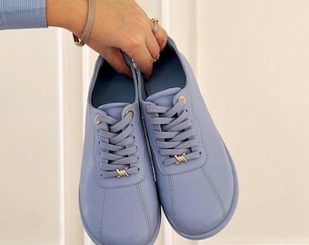 Lace-up oxford wide toe box shoes women | Leather loafers shoes women | designer sneakers for women | custom anatomical shoes any color