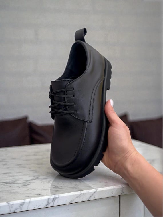 wide womens black dress shoes Women's Victoria Leather Loafer main image 1